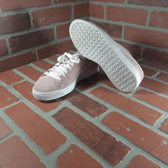 LIGHT "NUDE" PINK PUMA SUEDE - Picture 5 of 8